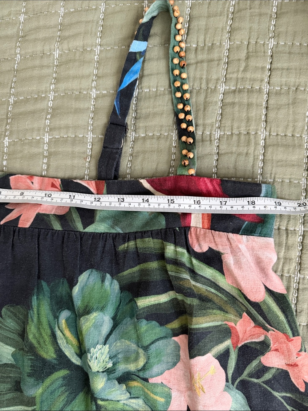 FARM Rio Midnight Macaw Fiesta Mini Dress L - Picture 4 of 5